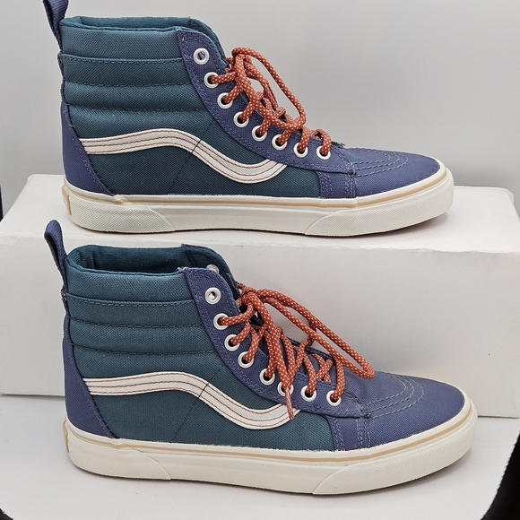 Vans sk8-hi MTE DX colorblock blue green hightop sneakers size 7 in m / 8.5 in w - Picture 1 of 16